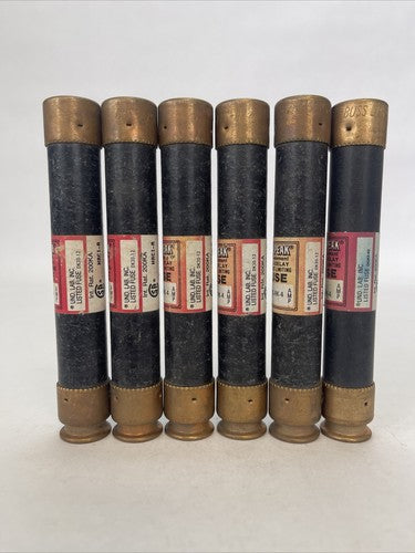 COOPER BUSSMANN LPS-RK-4 LOW-PEAK DUAL ELEMENT FUSE 600VAC (LOT OF 6)2