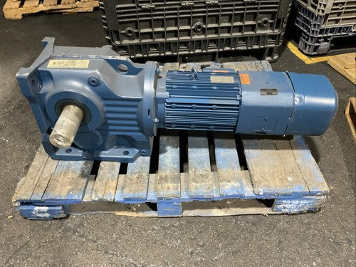 SEW-EURODRIVE K97 DRE132M4BE11HR/AV1H GEAR MOTOR HZ 60 rpm 1755 V266/460Y5