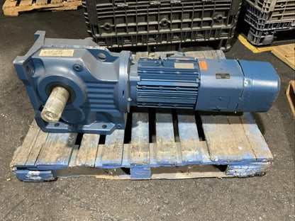SEW-EURODRIVE K97 DRE132M4BE11HR/AV1H GEAR MOTOR HZ 60 rpm 1755 V266/460Y5