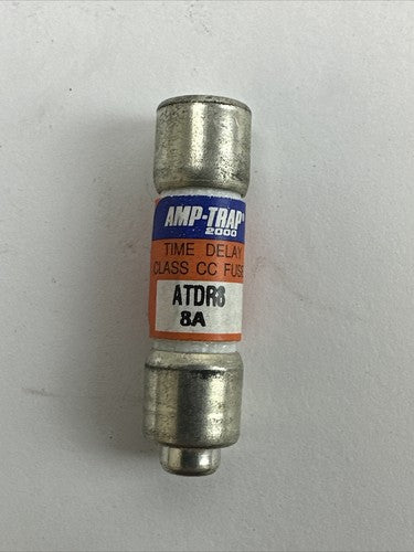 FERRAZ SHAWMUT ATDR8 AMP-TRAP 2000 CLASS CC FUSE 8AMP 600VAC 300VDC (LOT OF 4)1
