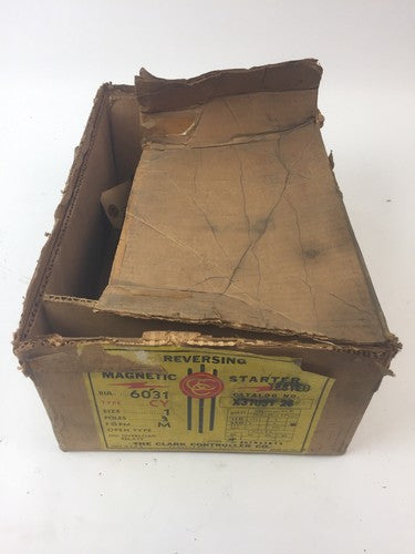 CLARK CONTROLLER X31U31-26 MAGNETIC REVERSING STARTER 600VAC SIZE 1 208/220V 60H0