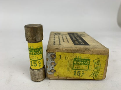 Gould Shawmut Amp-trap A2Y15 15A 250V Fuse "Lot of 10"0