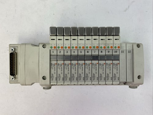 SMC VV5QC11-12C4FD0-N D-SUB CONNECTOR BASE (10)VQC1401N-51 SOLENOID VALVE0