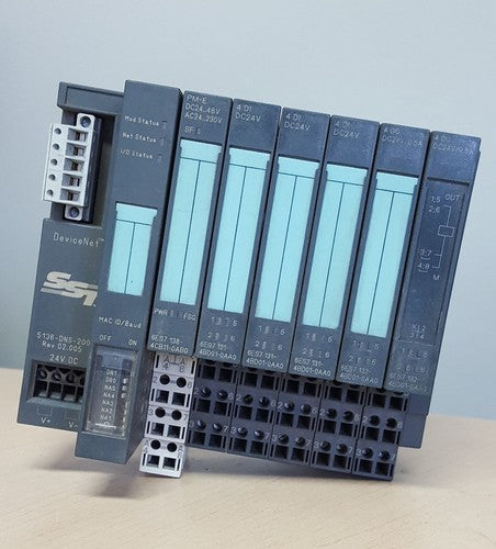 SIEMENS SST 5136-DNS-200S REV. 02.005 W/ 6ES7 138-4CB11-0AB0, 6ES7 131-4BD01-0AA0