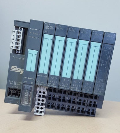 SIEMENS SST 5136-DNS-200S REV. 02.005 W/ 6ES7 138-4CB11-0AB0, 6ES7 131-4BD01-0AA0