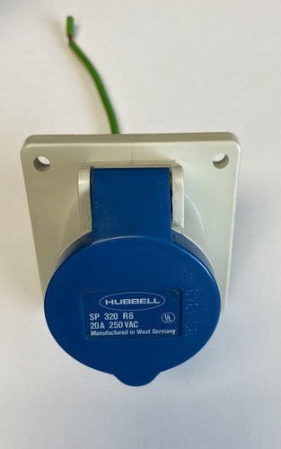 Hubbell SP320R6 20A 250VAC Receptacle Plug0