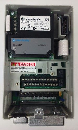 ALLEN BRADLEY POWER FLEX 70 20A-D2P1A0AYNNENN SER. A,3PH,480V, 1HP, W/ 20-HIM-A34