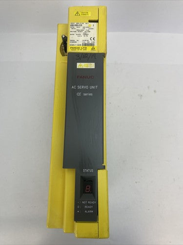 FANUC A06B-6089-H105 SER D SERVO AMPLIFIER OUTPUT 230VAC 18.7A INPUT 200-230VAC0