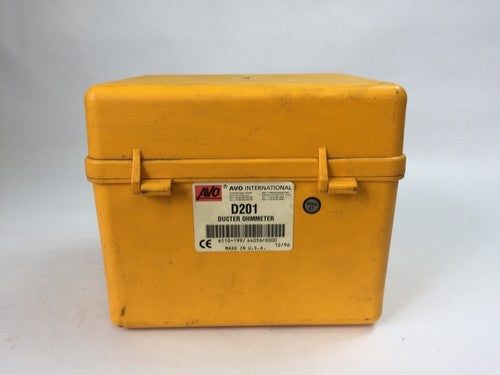 AVO INTERNATIONAL D201 DUCTER OHMMETER 0.25A T 200/240V 15572-30