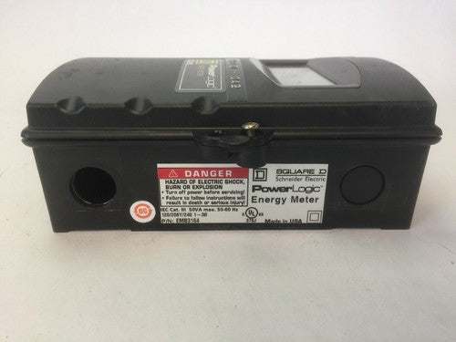 SQUARE D EMB3164 POWER LOGIC ENERGY METER 250VAC 2