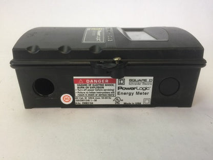 SQUARE D EMB3164 POWER LOGIC ENERGY METER 250VAC 2