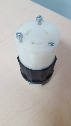 LEVITON 2323  TWIST LOCK  2pole-3wire Black 20A-250V1