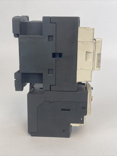 TELEMECANIQUE STARTER LC1 D09 CONTACTOR 25A 600VAC 7.5HP LRD 08 RELAY 2.5-4A6