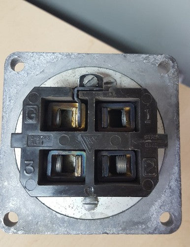 Russellstoll SAF-T-ARC Receptacle IRSA-1034H, 100A, 600V.A.C., 250V.A.C. D.C.2