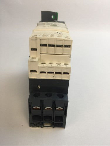 SCHNEIDER LUB12 MOTOR STARTER 600VAC 12A 10HP LUCA1XBL CONTROL UNIT 24VDC1