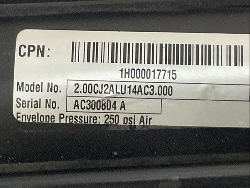 PARKER 2.00CJ2ALU14AC3.000 CYLINDER 250PSI1