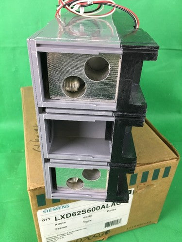 SIEMENS SENTRON LXD62S600ALAC MOLDED CASE SWITCH LXD6-A 600AMP 2P 600V4