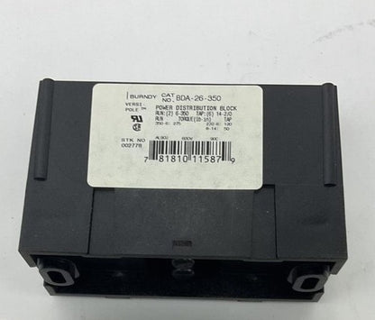 BURNDY BDA-26-350 DISTRIBUTION BLOCK VERSI-POLE2