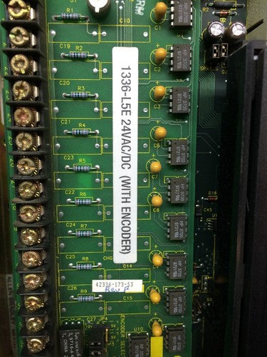 ALLEN BRADLEY 1336S-BRF05-AA-EN4-HA2-L5E, Ser. D PROGRAMMING TERMINAL,1201- HA23