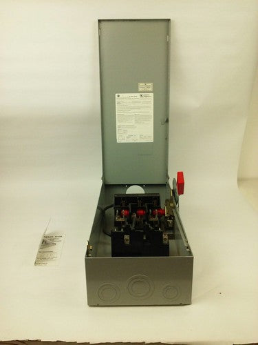  GE TH2262RDC, SAFETY SWITCH, MOD 10, 30A, 600VAC/250VDC, MAX H.P. 35, TYPE 3R2