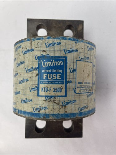 BUSSMAN KTU-F 2500 LIMITRON CURRENT-LIMITING FUSE 600VAC 2500AMP3