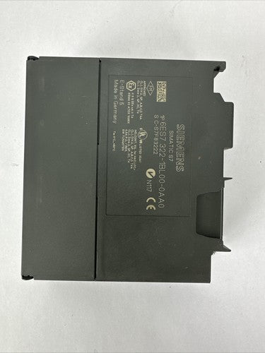 SIEMENS SIMATIC S7 1P 6ES7 322-1BL00-0AA0 OUTPUT MODULE SM322 D0 32 X DC24V/0.5A3