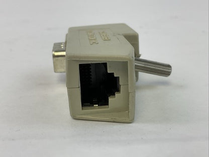 SCHNEIDER 170 XTS 020 00 MODBUS PLUS CONNECTOR DB9 TO RJ45 (LOT OF 2)5