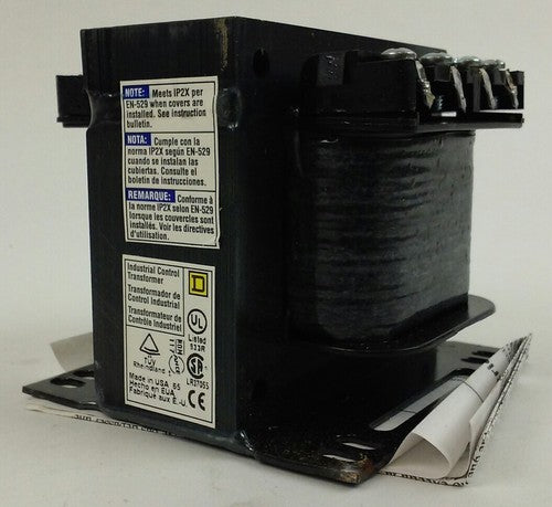 Square D 9070T150D12 Industrial Control Transformer 0.15kVA PRIM.VAC 480/460/4402
