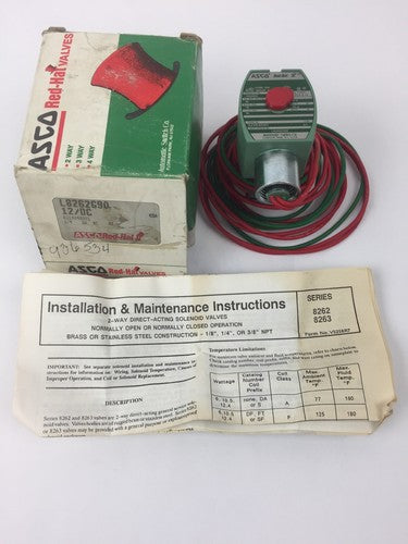 ASCO L8262G90 SOLENOID VALVE 0