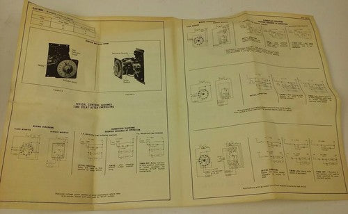 GE CR122E1087B02 MOTOR DRIVEN TIMER, 115/230V, 15/30 MAKE, 3/1.5 BREAK, 60HZ,NEW11