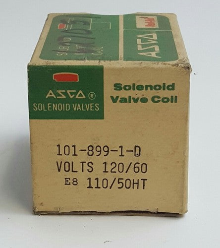 NEW ASCO 101-899-1-D SOLENOID VALVE COIL COIL 1018991D, VOLTS 120/60, 110/50HT0
