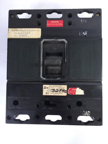 ITE JL2-F400 CIRCUIT BREAKER FRAME 600VAC 250VDC 2POLE NO TRIP UNIT0