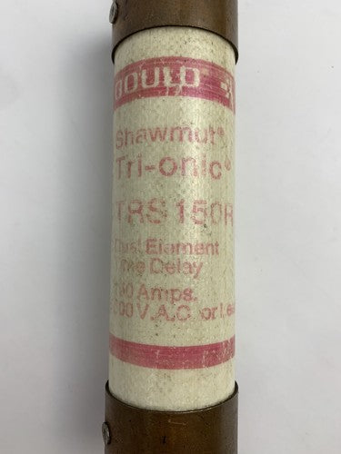 Gould Shawmut Tri-Onic TRS150R 150A 600V Fuse "Lot of 3"1
