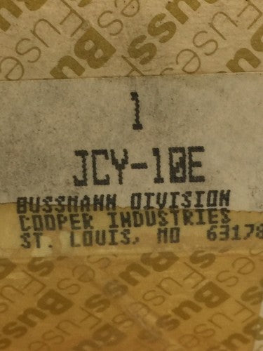 BUSS JCY-10E FUSE 5500V 10AMP 60HZ1