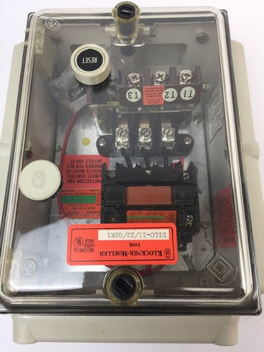 KLOCKNER-MOELLER DIL0-11/Z2/GSKi DIL0-11/Z2-NA INDUSTRIAL CONTROL PANEL ENCLOSUR11
