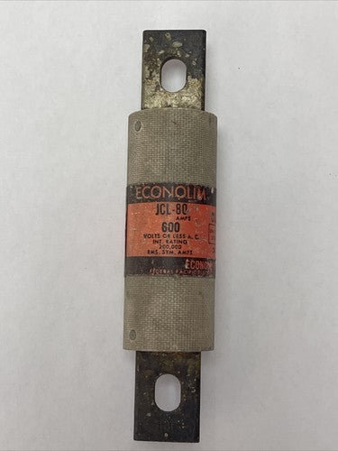ECONOMY JCL80 ECONOLIM CURRENT LIMITING FUSE 80AMP 600VAC CLASS J0