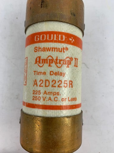 Gould Shawmut Amp-trap A2D225R 225A 250V Fuse "Lot of 3"2