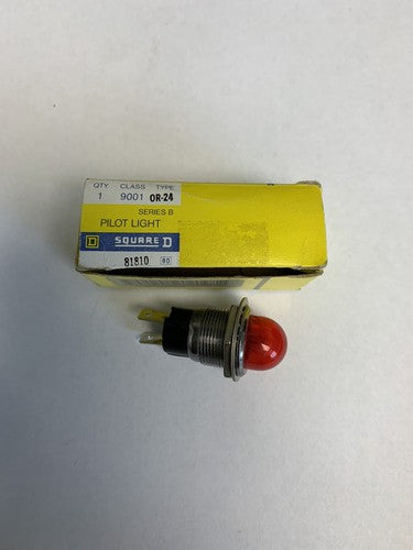 Square D Seires B Class 9001 OR-24 Pilot Light0