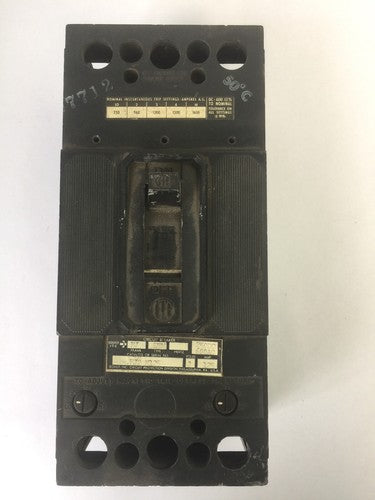ITE SIEMENS FJ2 M125 CIRCUIT BREAKER 600VAC 250VDC 125AMP 2POLE0