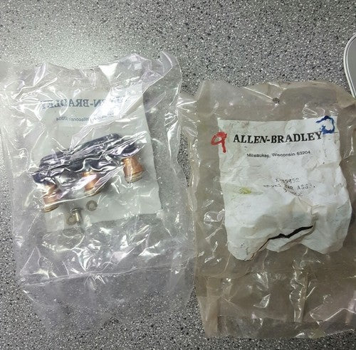 ALLEN BRADLEY X-35452 CROSS BAR ASSEMBLY 3 N.O. CONTACTS, 3P, (LOT OF 2) NEW2
