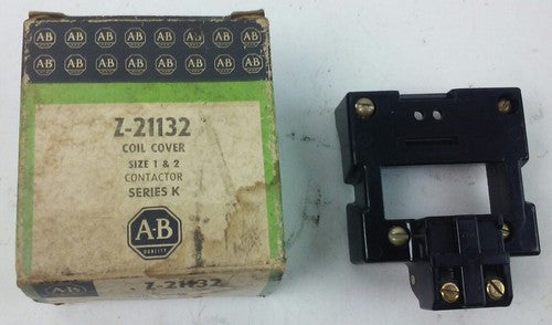  ALLEN BRADLEY Z-21132 COIL COVER, SIZE 1 & 2 CONTACTOR, SERIES K, NEW0