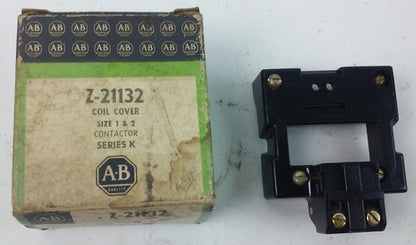  ALLEN BRADLEY Z-21132 COIL COVER, SIZE 1 & 2 CONTACTOR, SERIES K, NEW0