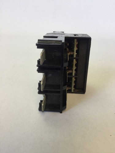 BUSSMAN OPM-CC FUSE BLOCK 30A 600V WITH LP-CC-20 LOW-PEAK FUSE 20A 600V5