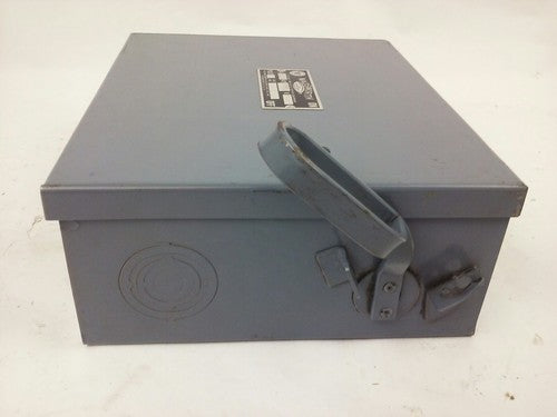 WADSWORTH 8963R ENCLOSED SAFETY SWITCH, 60A, 240V, 3P, HORSE POWER 15-30, NEW6