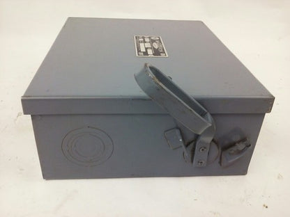 WADSWORTH 8963R ENCLOSED SAFETY SWITCH, 60A, 240V, 3P, HORSE POWER 15-30, NEW6