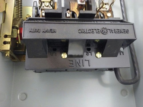  GE TH2262RDC, SAFETY SWITCH, MOD 10, 30A, 600VAC/250VDC, MAX H.P. 35, TYPE 3R6