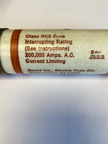Gould Shawmut Amp-trap ATS-DE-110R 110A 600V Fuse "Lot of 2"3