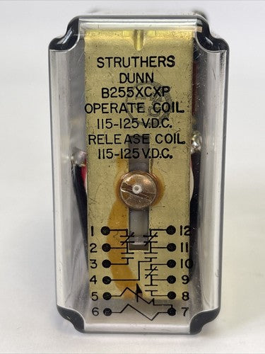 STRUTHERS DUNN B255XCXP RELAY COIL 115-125VDC0