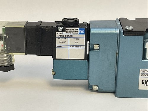 MAC MV-A2B-A231-PM-591JD SOLENOID VALVE PME-591JD 24VDC2