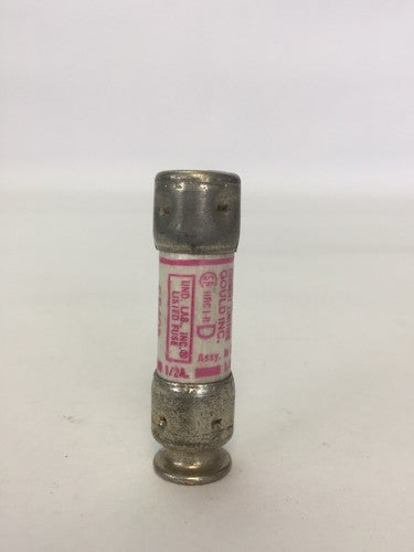 GOULD SHAWMUT TR1/2R FUSE 0.5A 250VAC (LOT OF 8)3